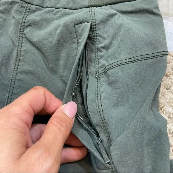 Athleta Brand Green Cinch Hem Athletic Pants Size 4 - Picture 9 of 9